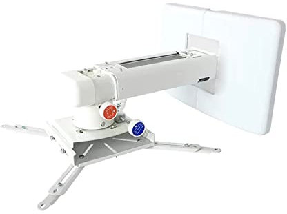 zhongqunli Extendable Projector Projector Hanger Telescopic Wall Bracket Wall Mounted Projector Hanger Projector Hanger Air Pressure Hover Telescopic Rotation Stand Projector Wall Mount