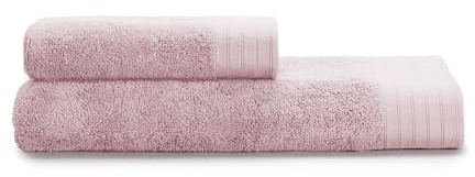 GUZZINI Botanical - Set Asciugamani Bagno Viso e Bidet Cotone Certificato OekoTex e Fibre Naturali Morbide e Lisce, Asciugamano Bagno 60x110 e Ospite 40x60 Assorbente, Resistente a Lavaggi e Durevole