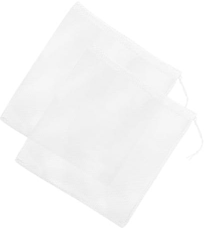 BESPORTBLE 2stücke Netzpumpenfilterbeutel Aus Polyester Für Teichpumpen Und Wasserpumpen Mit Kordelzug Schützt Vor Verschleiß Und Für Fischbecken Und Aquarien