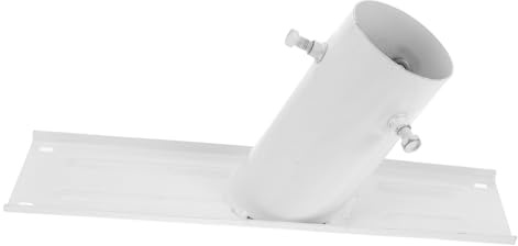 CIYODO Soporte Para Panel Solar Ajustable De Hierro 76 Mm Para Exteriores, Bandeja De Montaje y Tornillos, Adecuado Para Instalación Patio y Jardín, Soporte Resistente Para Placas Solares