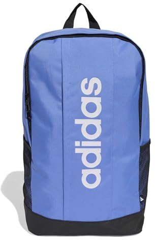 adidas Unisex - Adulto LINEAR BACKPACK, Blue Fusion/Black/White, One size