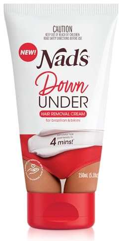 Nad's Down Under Cream for Women, Intimate Hair Removal Cream 150 ml
