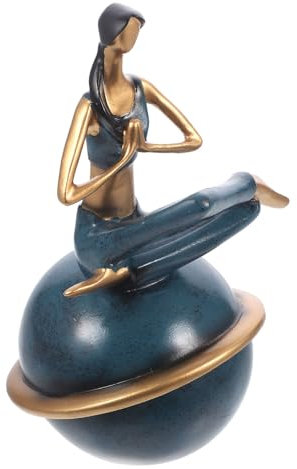 moderne Wohndekoration, Yoga-Figur, Miniatur-Auto, Dekoration für Männer, Yoga-Meditationsskulptur, Yoga-Puppenfigur, Yoga-Statue, abstrakte Yoga-Skulptur, Heimdekoration für Männer, Yoga-Figuren,
