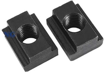 Generisch DIN508 Schwarzoxid-Finish LEVEL 8.8 T-Nutenstein mit Gewinde durch Schlitz-T-Nutensteine(M16 (1Pcs))