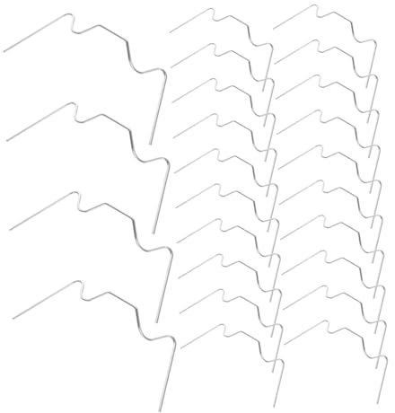 YARNOW 1 Set Kit Di Riparazione Per Morsetto Di Fissaggio A Filo Per Serra Fermagli Per Finestre Della Serra Per Serra Con Clip Acciaio Inossidabile Silver 100 Pezzi
