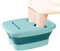 Bañera de pie, piscinas plegables para el baño | Piscinas para el baño con masajeador de pies | Basino spa para remojo, portátil, plegable, cubo de masaje