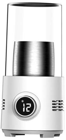 ABOOFAN Intelligenter Schnellkühlbecher mit Konstanter Temperaturfunktion aus Abs und Aluminiumlegierung Leiser 36w Getränkekühler für Auto und Schlafzimmer