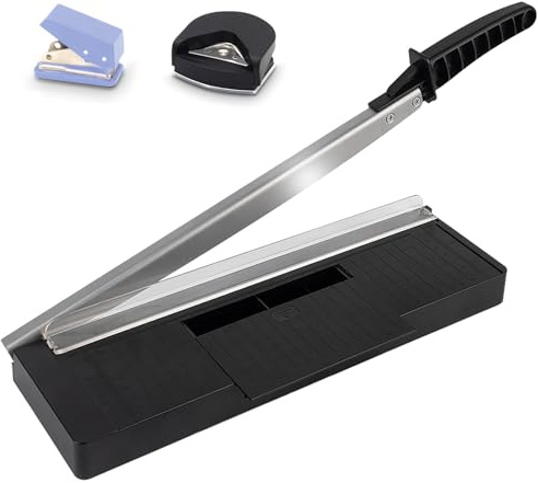 Paper Cutter A4/B5/A5/B6/B7 Manual Cutting Machine Lever Cutter Paper Cutter Lever Cutter Scissors Perfect for Photo, Paper, Cardboard, Highest Precision