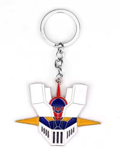 Shop-UP! Llavero con cara Mazinger Z, el gran Mazinger de los años 70 de dibujos animados, ideas de regalo de gadgets de culto