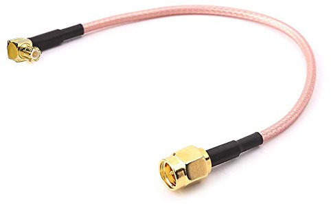 TengKo RG316 SMA till MCX-kontaktkabel, 15 cm SMA-MCX-kontakt Pigtail Jumper koaxialkabel