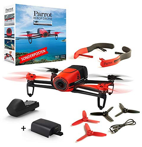 Parrot Bebop - Red 14MP Camera Drone