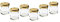 Set Of 6 42ml Mini Jam Jar Breakfast Preserve Jar 5cm 1.5oz Marmalade Conserve Jar Screw Top Lid