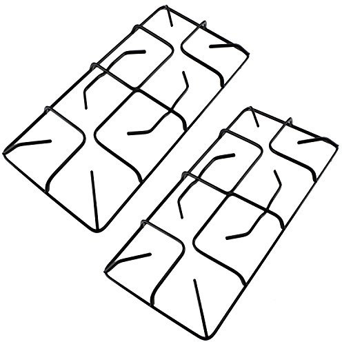 Spares2go **NON-UNIVERSAL** Pan Support Stand compatible with New World Gas Cooker Hob 220mm x 470mm (Pack of 2)