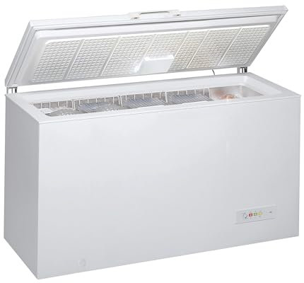 Privileg PFH 706 Gefriertruhe / Nutzinhalt 390 L / Cool or Freeze / Supergefrierfunktion / Door Balance/ SpaceMax / Kindersicherung, Weiß