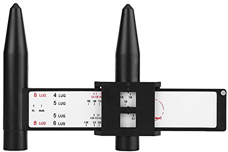 Rad Felgenlehre , Auto Rad Felgenbolzen Muster Schiebe Messlehre Werkzeug PCD Lineal Schiebesattel 4 5 6 8 Lug Packung mit 1 St¨¹ck , auto reparatur werkzeug