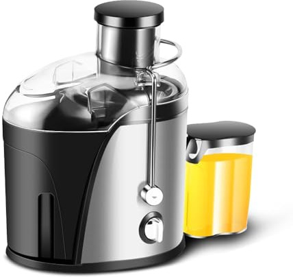 Fresh Juicer Machine, 500ML Centrifugal Juicer, 400W High Power, Easy Clean, Stainless Steel, for Fruits & Vegetables, UK 220V