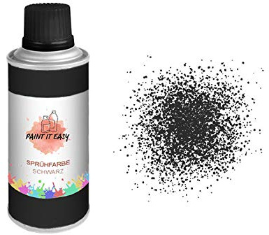 PAINT IT EASY Sprühfarbe, 150ml, Schwarz
