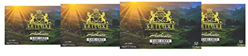 SRILUXE - Premium Quality Ceylon Earl Grey Tea Bags | Finest Black Tea Bags | Aromatic & Delicious | Fresh Harvest 100% Natural | Great For Gift | (Earl Grey Teabags, Multi Pack of 4 x 50 Teabags)