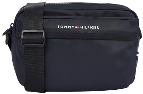 Tommy Hilfiger Sac Bandoulière Homme TH Skyline Camera Bag Petit Modèle, Bleu (Space Blue), Taille Unique