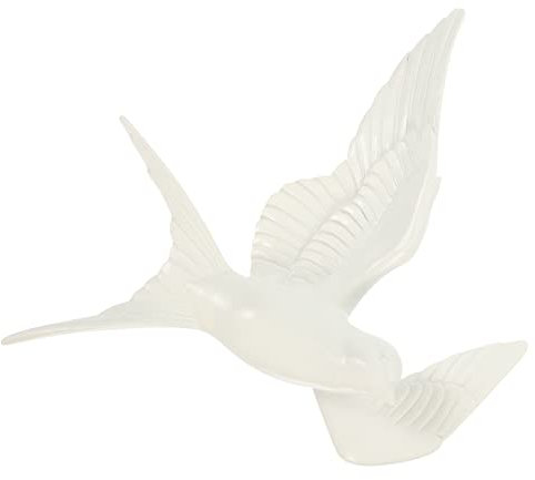 PRETYZOOM 1Stk 3D-Vogel-Ornament Garten hängende Ornamente Wand schlucken Dekor schlafzimmer wandschmuck Wanddeko Vogel dreidimensional Wandbehang Modell schmücken Skulptur