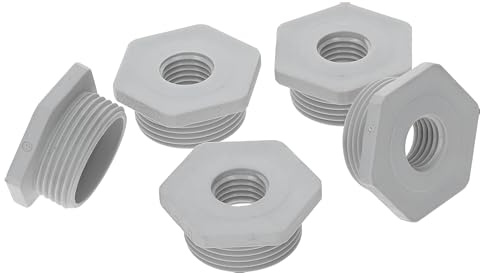 Kalitec 5x Riduzione M25/M16 in Plastica - Grigio Chiaro IP68 Riduttore