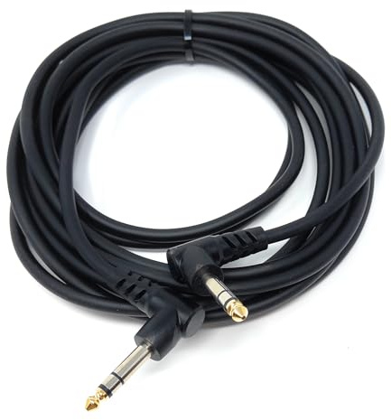 DRUT 6.35mm 1/4 TRS Stereo Jack to Jack Plug, 5m 16.5ft