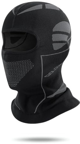 TAGVO Vinter balaklava skidansikte skydd mössa unisex, vindtät andningsbar elastisk lätt motorcykel cykling balaklavor, halsvärmare ansiktsskydd skidmask ansikte huva hatt passar för hjälmar,