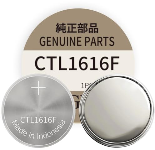 HamnaKhu CTL1616F Battery,Replacement for Casio Solar Powered Watches - Fits ​#10065657#10291127#10382262#10175828#94806704,Replacement for Panasonic CTL1616 CTL1616F Battery Cell