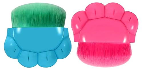 2Pcs Sunscreen Applicator for Kids - Sunblock Lotion Brush with Protective Case, Soft Bristles, Mess-Free Sun Cream Applicator for Travel, Beach & Outdoor Use - by Mobi Lock