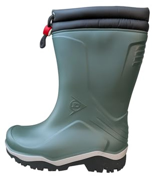 DUNLOP Blizzard – Botas de nieve térmicas infantiles – Botas de invierno con forro para niños y niñas – 100% impermeables y cálidas – Talla 24