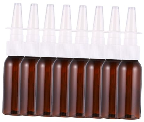BESTYASH 8pezzi Flacone Spray Nasale Vuoto Piccolo Flaconi Nebulizzatori Ricaricabili Per Acqua Profumi e Cosmetici Liquidi Facile Da Trasportare e Usare