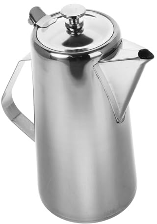 DOITOOL Jarra de Agua Fría Diseño Elegante de 2l de Acero Inoxidable con Tapa Innovadora y Apariencia Simple para Uso Hogar y Oficina