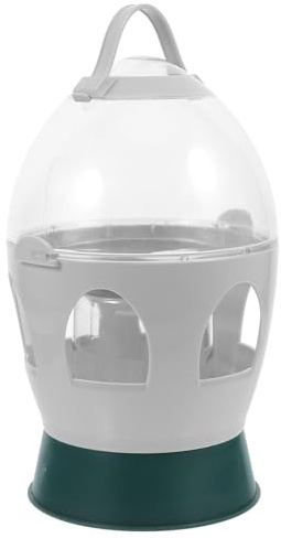 UPKOCH Abreuvoir Automatique Poule Gris pour Volailles et Pigeons Distributeur Eau Facile à Remplir et Nettoyer Alimentation Hygiénique pour Élevage et Usage Domestique