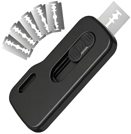 Brödskårningsverktyg | Magnetisk Halksäker Handtags Rakbladsskärare Med 5 Blad | Degskårer och Surdegsskärare | För Bakälskande Kvinnor Och Hemmabagare Bageri Hembakat Bröd Och Bakverk