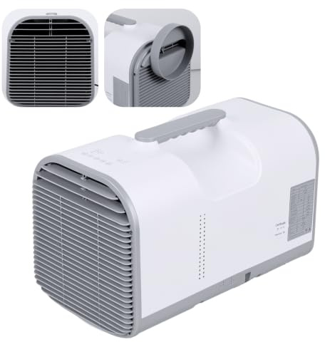 ortable Air Conditioner with Compressor, 4000 BTU Small AC Unit for Camping RV Room, 4‑in‑1 Cooling Fan Dehumidifier, Remote Control, 24H Timer, Lightweight Fast Cooling for Indoor Outdoor Use UK