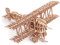 Wood Trick Bi-Plane Toy Kit, Wooden Toy 3D Plane - Mechanical Model Plane Mini - 3D Wooden Puzzle, Assembly Toys, ECO Wooden Toys, Best DIY Toy - STEM Toys for Boys and Girls