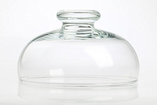 Edwanex Medium Display Glass Cake Dome Cover/Lid Diameter 21 cm for Cheese