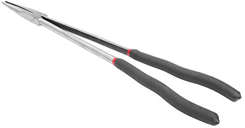 Hyuduo Pinze Extra Lunghe 400 mm / 16 Pollici, pinze a Punta, utensile per riparazioni Artigianali, Acciaio per Utensili + pinze in plastica, con Manico Lungo per Lavorare in luoghi Stretti