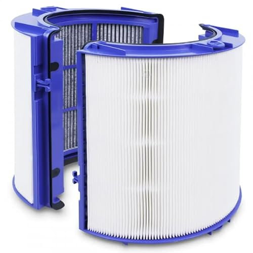 PRIMEBAG Filter kompatibel mit 360° Glas HEPA Filter Aktivkohlefilter und Glasfaser für Dyson Luftreiniger TP04 TP06 TP07 TP09 TP4A TP7A Pure Cool Cryptomic Purifier Formaldehyde Autoreact