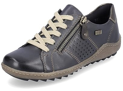 Remonte Zapatillas deportivas para mujer R1437, con cordones, plantilla suelta, TEX, Azul 14, 43 EU