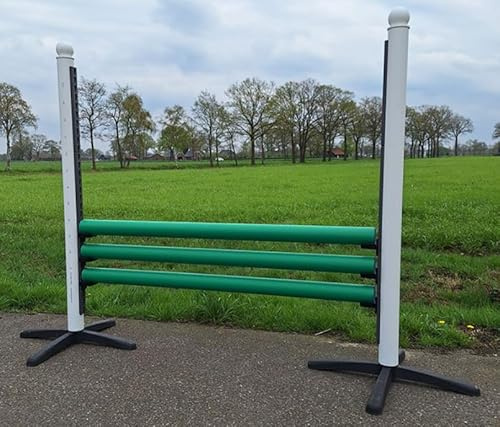 Kunsstoff Hindernisstange 175 cm - Grün (Holzkern), 1 Stück ohne Zubehör