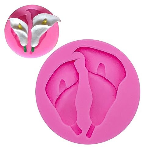 Silikonform Mit Zucker 2 Stück Lilie Silikonform Fondant Schokolade Kuchen Dekoration Form