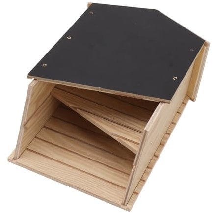Kuuleyn Fledermaushaus Für Den Außenbereich, Fledermaushäuser, Fledermaushaus-Set, Doppelkammer, Wasserdichter, Winddichter Fledermauskasten aus Holz Für Den Außenbereich, Garten, Terrasse, Hof