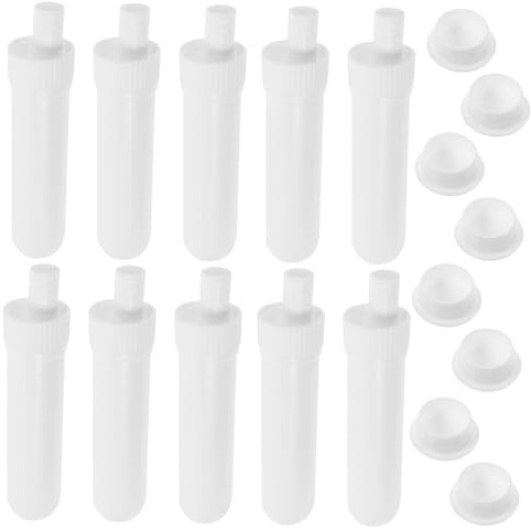 Beaupretty 30 Pezzi Bottiglia Di Olio Essenziale Di Plastica Colorata Bastoncino Per Inalazione Di Profumo Inalatori Nasali Vuoti Tubi Per Inalatori Nasali Inalatori Per Naso Per Oli