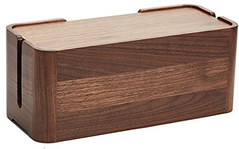 GNbow Kabelversteck aus Holz, Kabel-Organizer, Kabel-Organizer, der den Steckdosenleisten-Versteck verbirgt