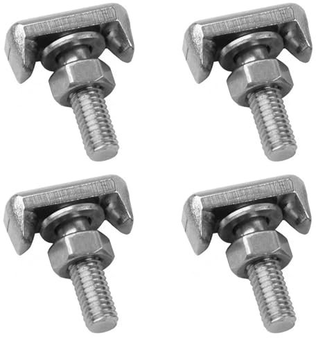 4 pezzi vite a T per auto, kit morsetti batteria, bullone a T per morsetti batteria auto vite a T 19116852 accessori di ricambio