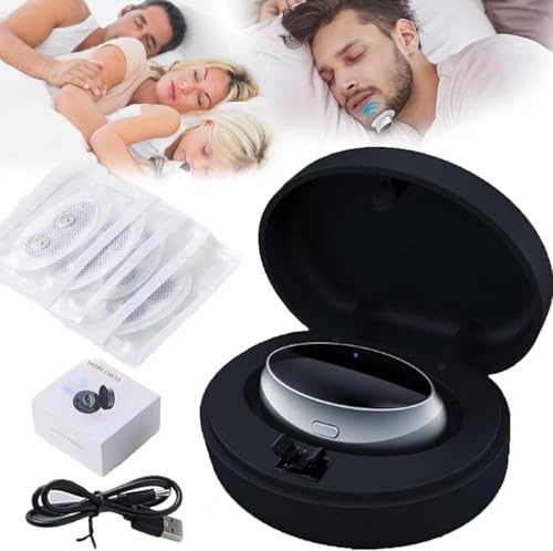Schnarchfrei Pro, Schnarchstopper, Anti Schnarch,2024 Bestes intelligentes Sleep Ease Pro Anti-Schnarch-Gerät, magnetisches SleepEase-Gerät mit 3-Gang-Einstellung (2 Stücke)