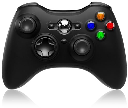 SWCTIM Xbox Controller Wireless Compatible with Xbox One S/X/Xbox Series S/X,Windows PC,Xbox One Controller with 2.4GHz Wireless Adapter,with 3.5mm Headphone Jack,Black