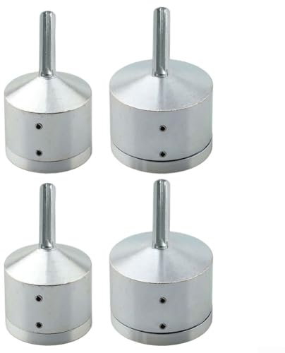 EXTRWORY Limpiadores de tuberías, limpiadores de tuberías de cobre para taladro, limpiador de tuberías de taladro eléctrico, cepillo de limpieza de tuberías de metal de cobre, 2/4 piezas de 15 + 22
