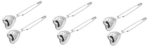 Cabilock 3 Sätze Teefilter Netzsieb Teelecker Teesieb Mit Losen Blättern Teeblätter Lose Blätter Mesh-teesieb Tee-ei Teezubehör Teelöffel Tee-diffusor-siebe Für Losen Tee Silver 2 Stück * 3